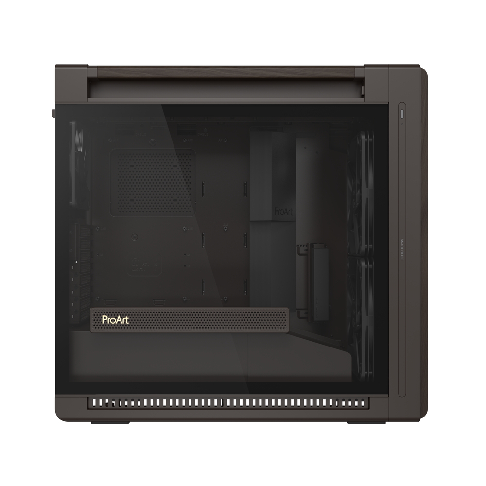 ウォールナット材を採用した高エアフローPCケース「ProArt PA602 Wood